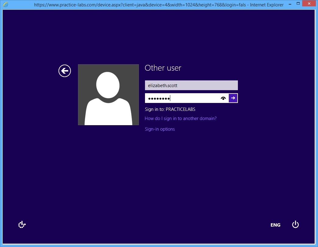 Practice Labs screenshot.